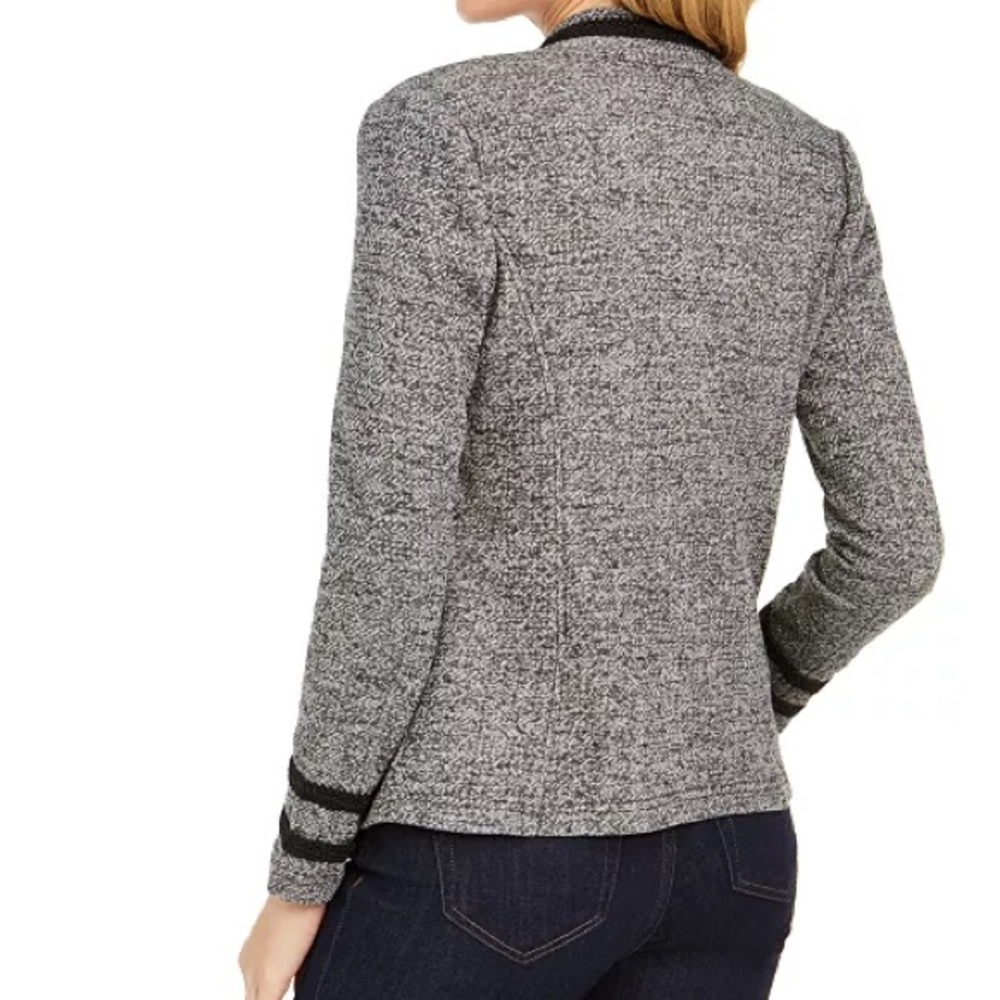 NWT Tommy Hilfiger Women's Military Band Jacket Knit Blazer size XL - Picture 2 of 9